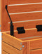vidaXL - Tuinvoetenbank - 62x31,5x52 - cm - massief - grenenhout - wasbruin