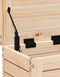 vidaXL - Tuinvoetenbank - 62x31,5x52 - cm - massief - grenenhout