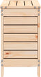 vidaXL - Tuinvoetenbank - 62x31,5x52 - cm - massief - grenenhout