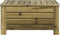 vidaXL - Tuinvoetenbank - 62x63,5x32 - cm - geïmpregneerd - grenenhout