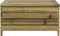 vidaXL - Tuinvoetenbank - 62x63,5x32 - cm - geïmpregneerd - grenenhout