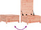 vidaXL - Tuinvoetenbank - 62x63,5x32 - cm - massief - douglashout