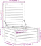 vidaXL - Tuinvoetenbank - 62x63,5x32 - cm - massief - douglashout