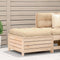 vidaXL - Tuinvoetenbank - 62x63,5x32 - cm - massief - grenenhout
