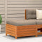 vidaXL - Tuinvoetenbank - 62x63,5x32 - cm - massief - grenenhout - wasbruin