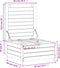 vidaXL - Tuinvoetenbank - 62x63,5x32 - cm - massief - grenenhout