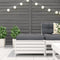 vidaXL - Tuinvoetenbank - 62x63,5x32 - cm - massief - grenenhout - wit