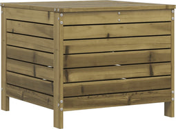 vidaXL - Tuinvoetenbank - 62x63,5x53,5 - cm - geïmpregneerd - grenenhout