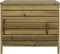 vidaXL - Tuinvoetenbank - 62x63,5x53,5 - cm - geïmpregneerd - grenenhout