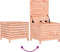 vidaXL - Tuinvoetenbank - 62x63,5x53,5 - cm - massief - douglashout