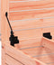 vidaXL - Tuinvoetenbank - 62x63,5x53,5 - cm - massief - douglashout