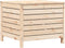 vidaXL - Tuinvoetenbank - 62x63,5x53,5 - cm - massief - grenenhout