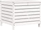 vidaXL - Tuinvoetenbank - 62x63,5x53,5 - cm - massief - grenenhout - wit