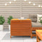 vidaXL - Tuinvoetenbank - 62x63,5x53,5 - cm - massief - grenenhout - wasbruin