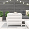 vidaXL - Tuinvoetenbank - 62x63,5x53,5 - cm - massief - grenenhout - wit