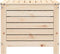 vidaXL - Tuinvoetenbank - 62x63,5x53,5 - cm - massief - grenenhout