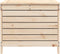 vidaXL - Tuinvoetenbank - 62x63,5x53,5 - cm - massief - grenenhout