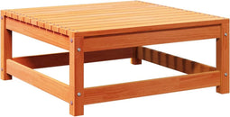 vidaXL - Tuinvoetenbank - 70x70x30 - cm - massief - grenenhout - wasbruin