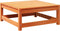 vidaXL - Tuinvoetenbank - 70x70x30 - cm - massief - grenenhout - wasbruin
