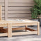 vidaXL - Tuinvoetenbank - 70x70x30 - cm - massief - grenenhout