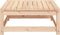 vidaXL - Tuinvoetenbank - 70x70x30 - cm - massief - grenenhout