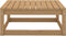 vidaXL - Tuinvoetenbank - 70x70x30 - cm - massief - grenenhout - honingbruin
