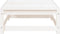 vidaXL - Tuinvoetenbank - 70x70x30 - cm - massief - grenenhout - wit
