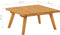 vidaXL - Tuinvoetenbank - met - kussen - 60x60x29 - cm - massief - acaciahout