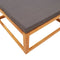 vidaXL - Tuinvoetenbank - met - kussen - 65x65x29 - massief - acaciahout