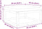vidaXL - Tuinvoetenbank - met - kussen - 65x65x29 - massief - acaciahout