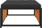 vidaXL - Tuinvoetenbank - met - kussen - 68x68x30 - cm - massief - acaciahout