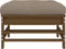 vidaXL - Tuinvoetenbank - met - kussen - massief - grenenhout - honingbruin