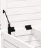 vidaXL - Tuinvoetenbank - met - kussen - massief - grenenhout - wit