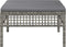 vidaXL - Tuinvoetenbank - met - kussen - poly - rattan - grijs
