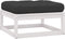 vidaXL - Tuinvoetenbanken - 2 - st - met - kussens - massief - grenenhout - wit