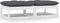 vidaXL - Tuinvoetenbanken - 2 - st - met - kussens - massief - grenenhout - wit