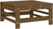 vidaXL - Tuinvoetenbanken - en - kussens - 2 - st - massief - grenenhout - honingbruin