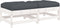 vidaXL - Tuinvoetenbanken - met - kussens - 2 - st - massief - grenenhout - wit