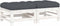 vidaXL - Tuinvoetenbanken - met - kussens - 2 - st - massief - grenenhout - wit
