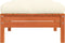 vidaXL - Tuinvoetenbanken - met - kussens - 2 - st - massief - grenenhout - wasbruin