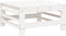 vidaXL - Tuinvoetenbanken - met - kussens - 2 - st - massief - grenenhout - wit