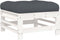 vidaXL - Tuinvoetenbanken - met - kussens - 2 - st - massief - grenenhout - wit