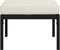 vidaXL - Tuinvoetenbanken - met - zandkleur - kussens - 2 - st - 60x60x35 - cm - staal