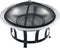 vidaXL - Tuinvuurplaats - met - grill - 76 - cm - roestvrij - staal