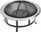 vidaXL - Tuinvuurplaats - met - grill - 76 - cm - roestvrij - staal