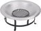 vidaXL - Tuinvuurplaats - met - grill - 76 - cm - roestvrij - staal