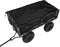 vidaXL - Tuinwagenvoering - 81x41x21 - cm - stof - zwart