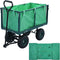 vidaXL - Tuinwagenvoering - stof - groen