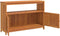 vidaXL - Tuinwandtafel - 110x35x75 - cm - massief - acaciahout