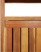 vidaXL - Tuinwandtafel - 110x35x75 - cm - massief - acaciahout